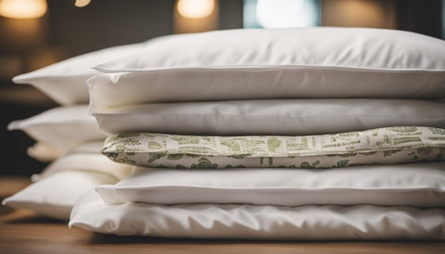 A stack of pillowcases in various sizes