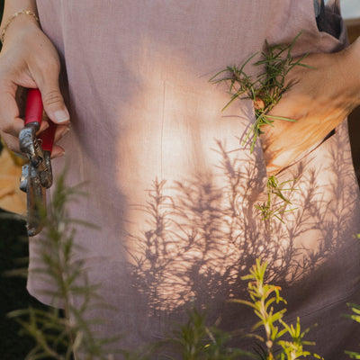 The Easy Linen Pinafore-Apron