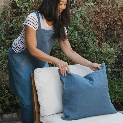 The Easy Linen Pinafore-Apron