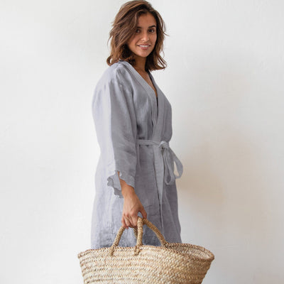 Linen Kimono Robe