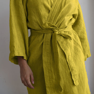 Linen Kimono Robe