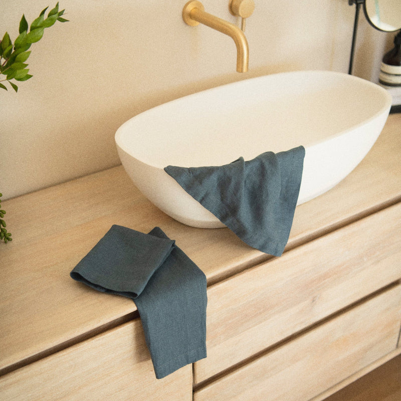 Orkney Linen Wash Cloths Trio