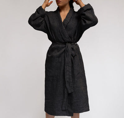 Smooth Linen Robe