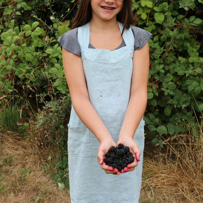 Child's Linen Pinafore-Apron | Final Sale