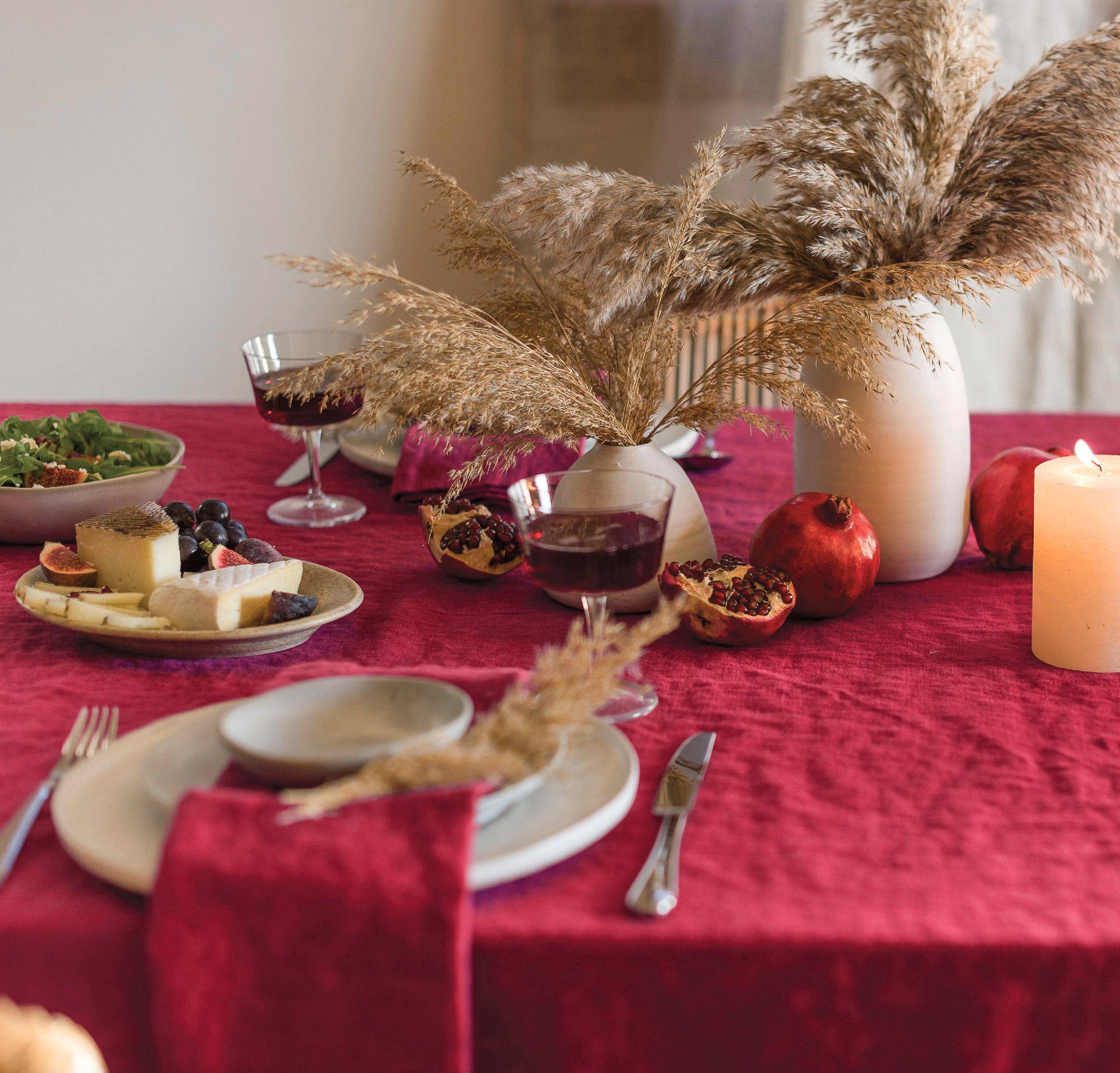 Orkney Linen Table Set (Tablecloth & Napkin Set)