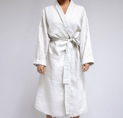 Smooth Linen Robe