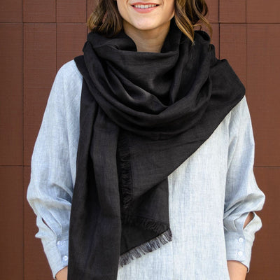 Smooth Linen Scarf