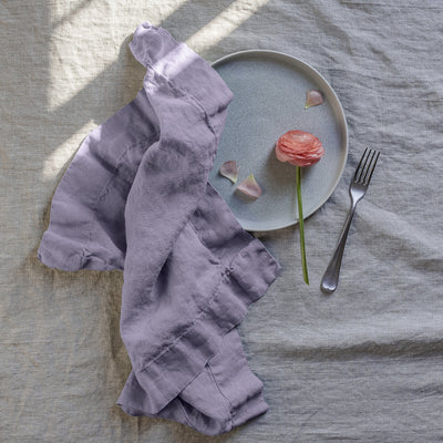 Smooth Linen Napkin Set (Choose 4 or 6) | Final Sale