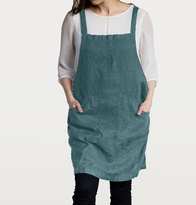 The Easy Linen Pinafore-Apron