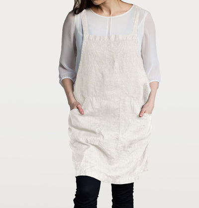 The Easy Linen Pinafore-Apron