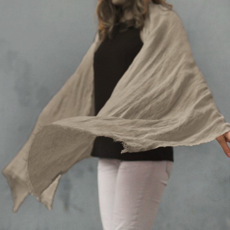 Smooth Linen Scarf