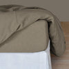 Smooth Linen Fitted Sheet (All sizes)