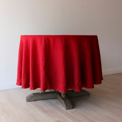 Orkney Linen Round Tablecloth