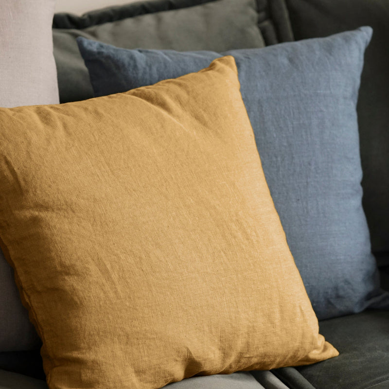 Orkney Linen Square Throw Pillow Cover