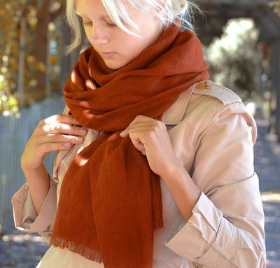 St. Barts Linen Scarf