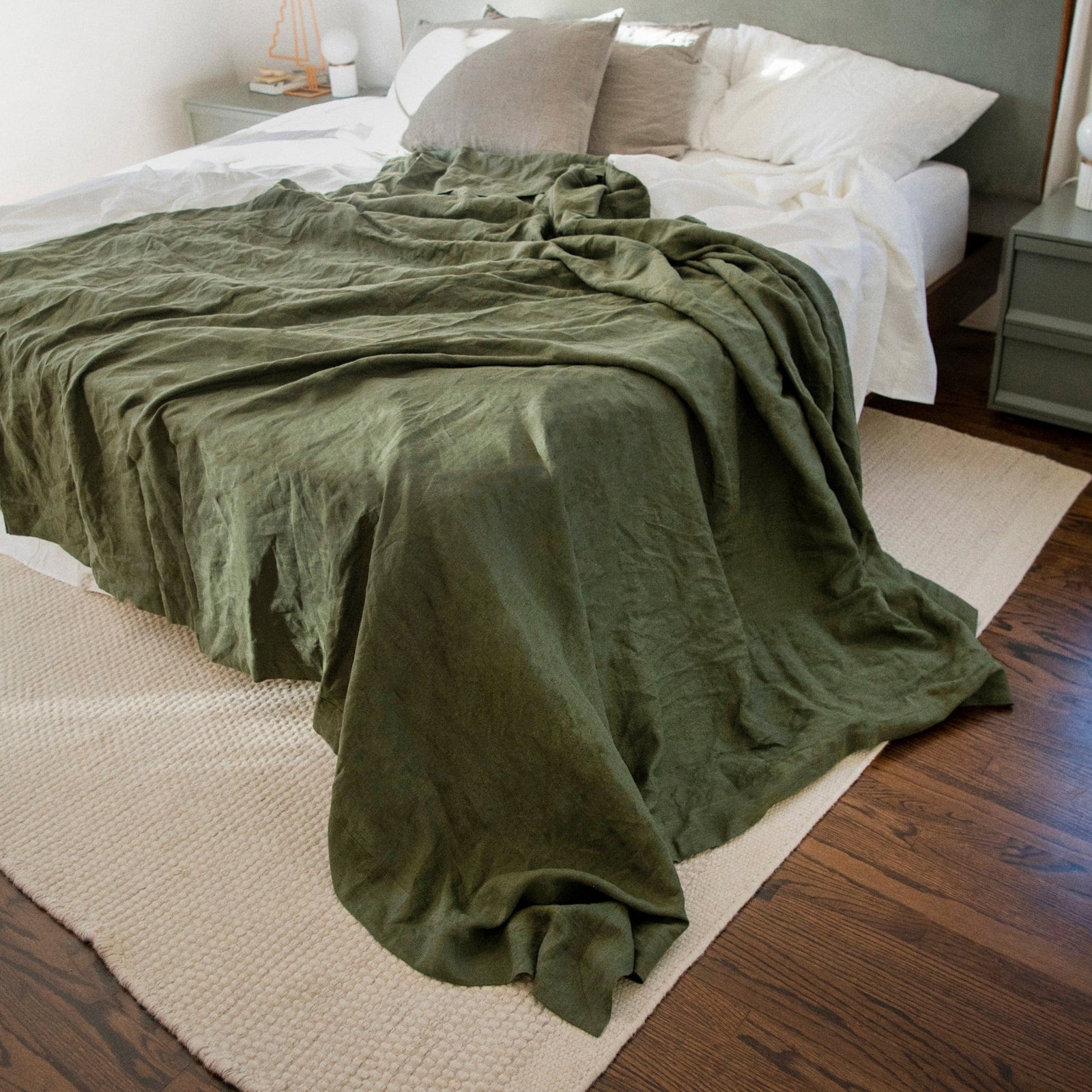 Rough Linen | Queen Linen Bedding Makeover Set