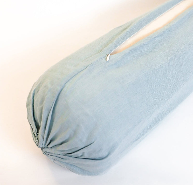 St. Barts Linen Bolster Pillow Cover | Final Sale