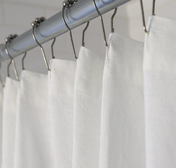 Best Linen Shower Curtain - Rough Linen