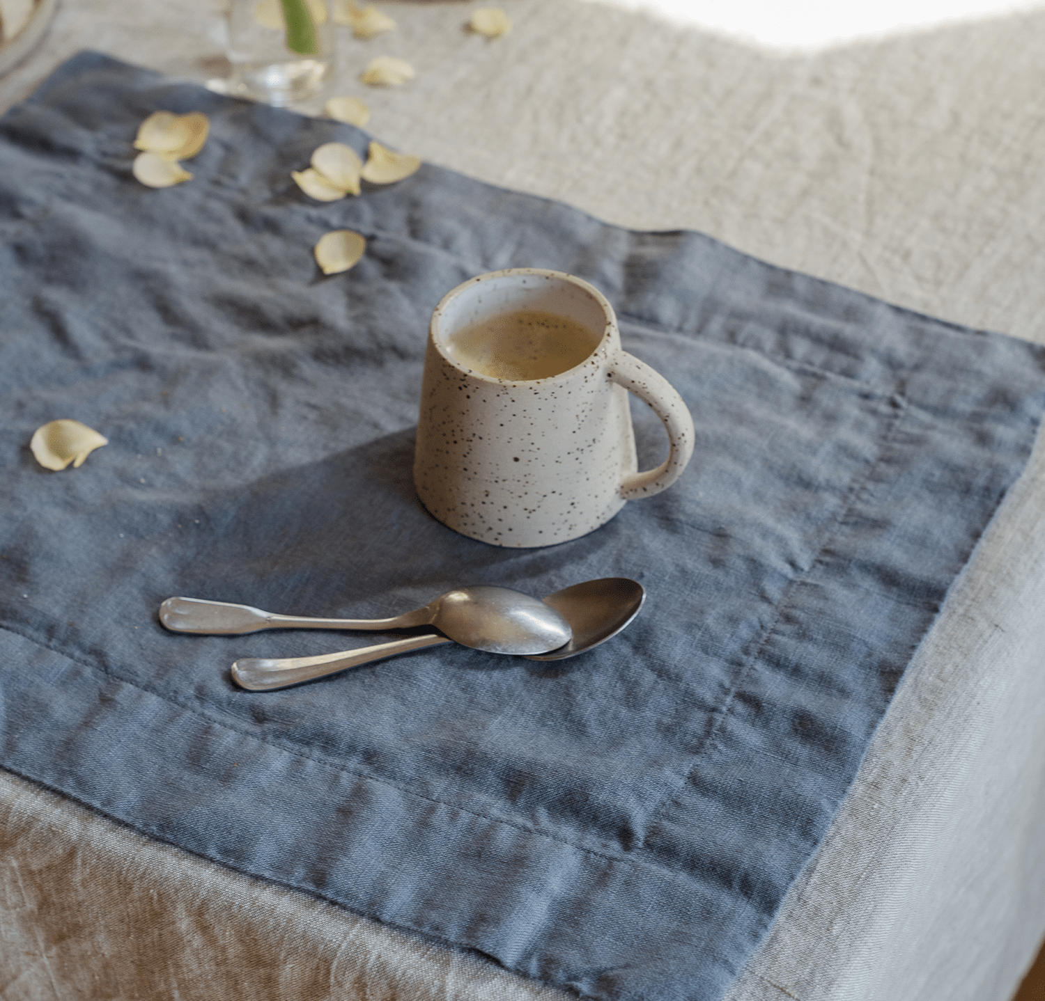 Stonewashed Linen Napkin - Ash Grey - Fig & Bella