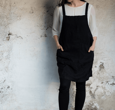 The Easy Linen Pinafore-Apron