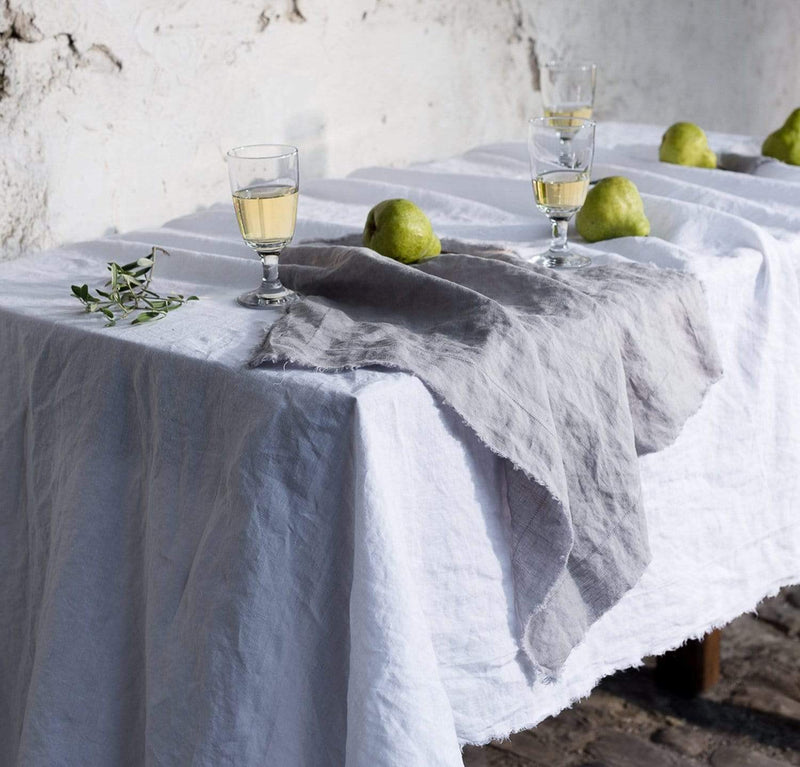 Raw Edge Smooth Linen Napkin