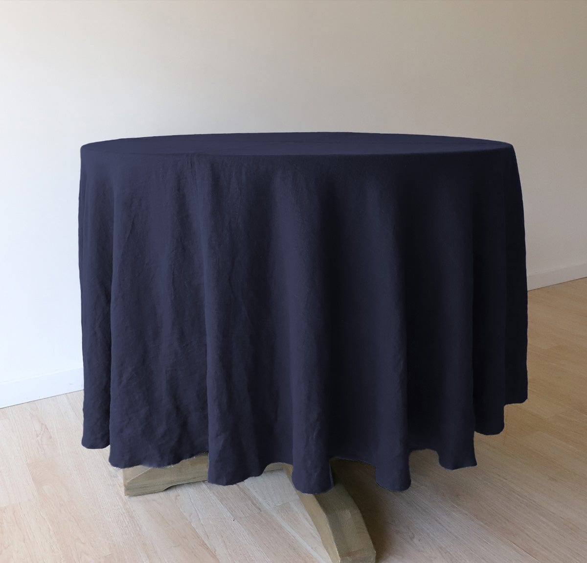 Rough Linen | 72 x 118 Smooth Linen Tablecloth | Pure White