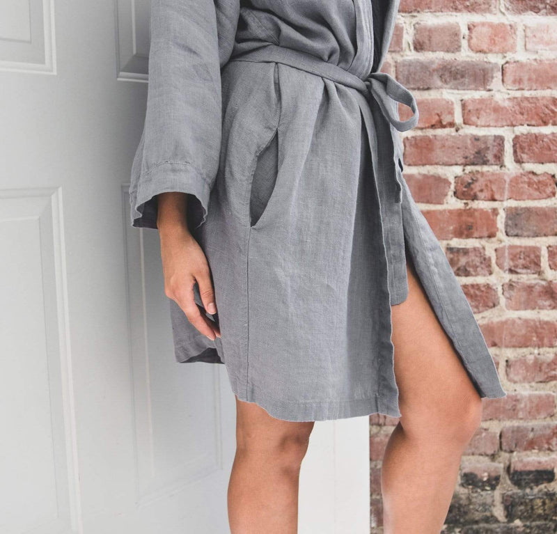 Linen Kimono Robe